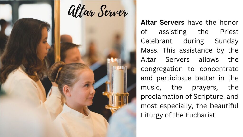 altar servers catholic prayer